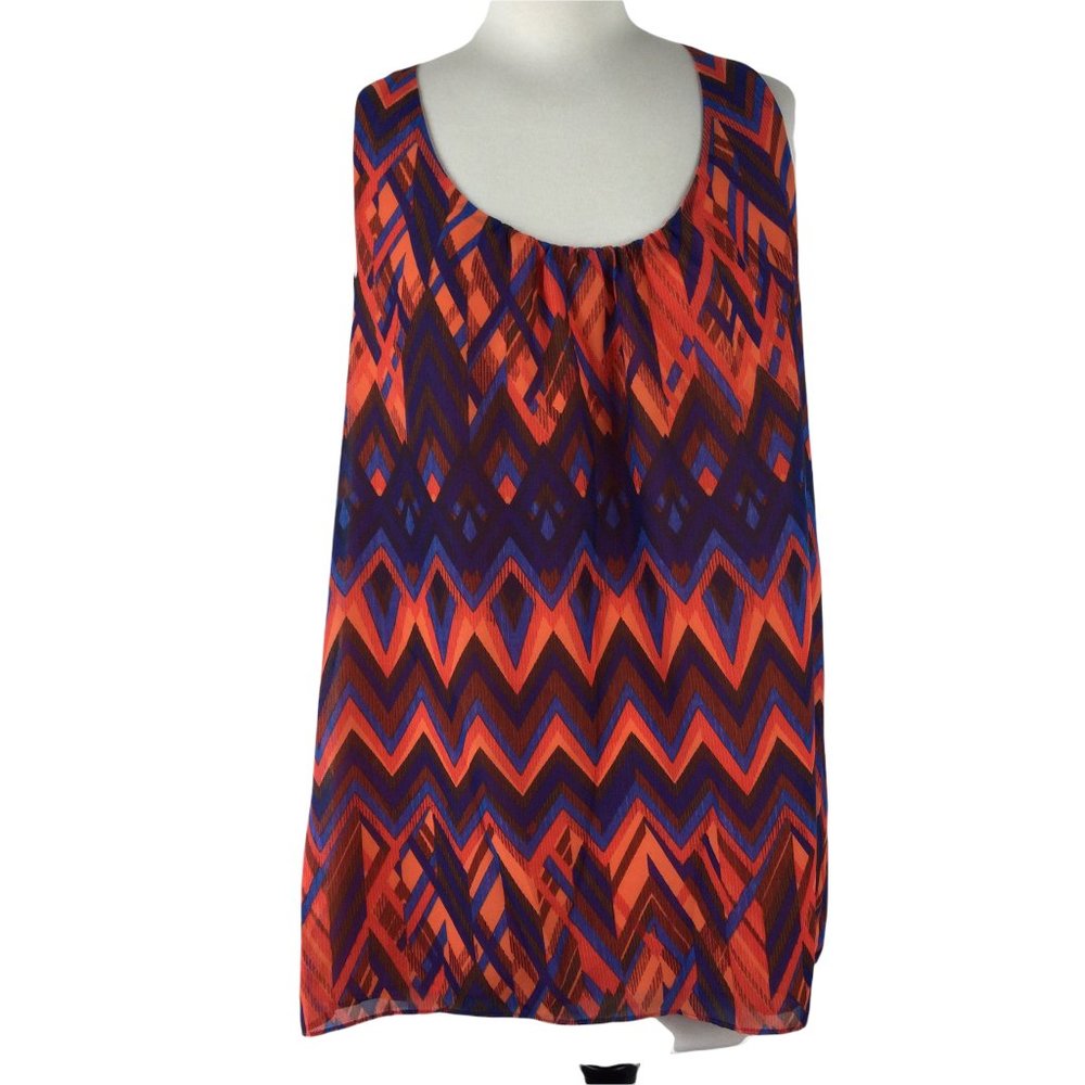 Gap Racer Back‎ Aztec Pattern Dressy Tank, Large